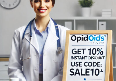 DALL·E-2025-01-29-11.48.41-A-professional-female-doctor-with-a-friendly-smile-wearing-a-white-coat-and-stethoscope-standing-next-to-a-promotional-sign-that-says_-Opioidstores-2