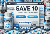 DALL·E-2025-01-29-10.22.33-A-promotional-digital-banner-featuring-the-website-name-benzodiazepin.com-and-a-coupon-code-SAVE10.-The-design-includes-various-pharmacy-related-i